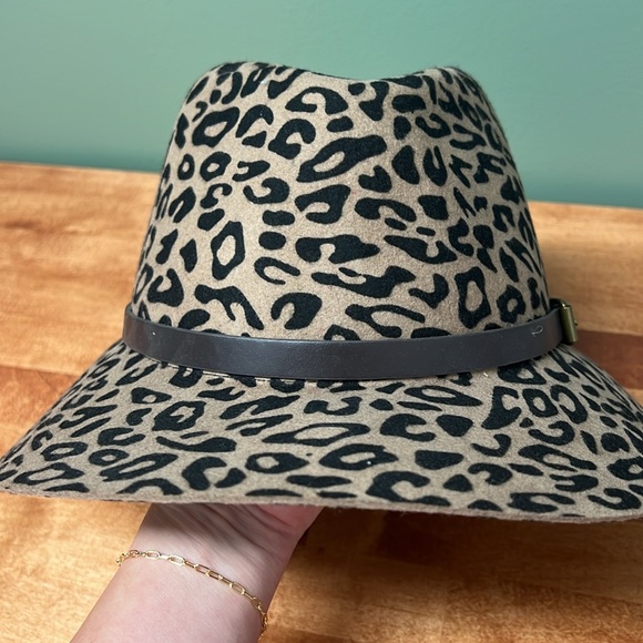 Adora Leopard Print Hat, like new condition. Never worn. - Picture 2 of 5